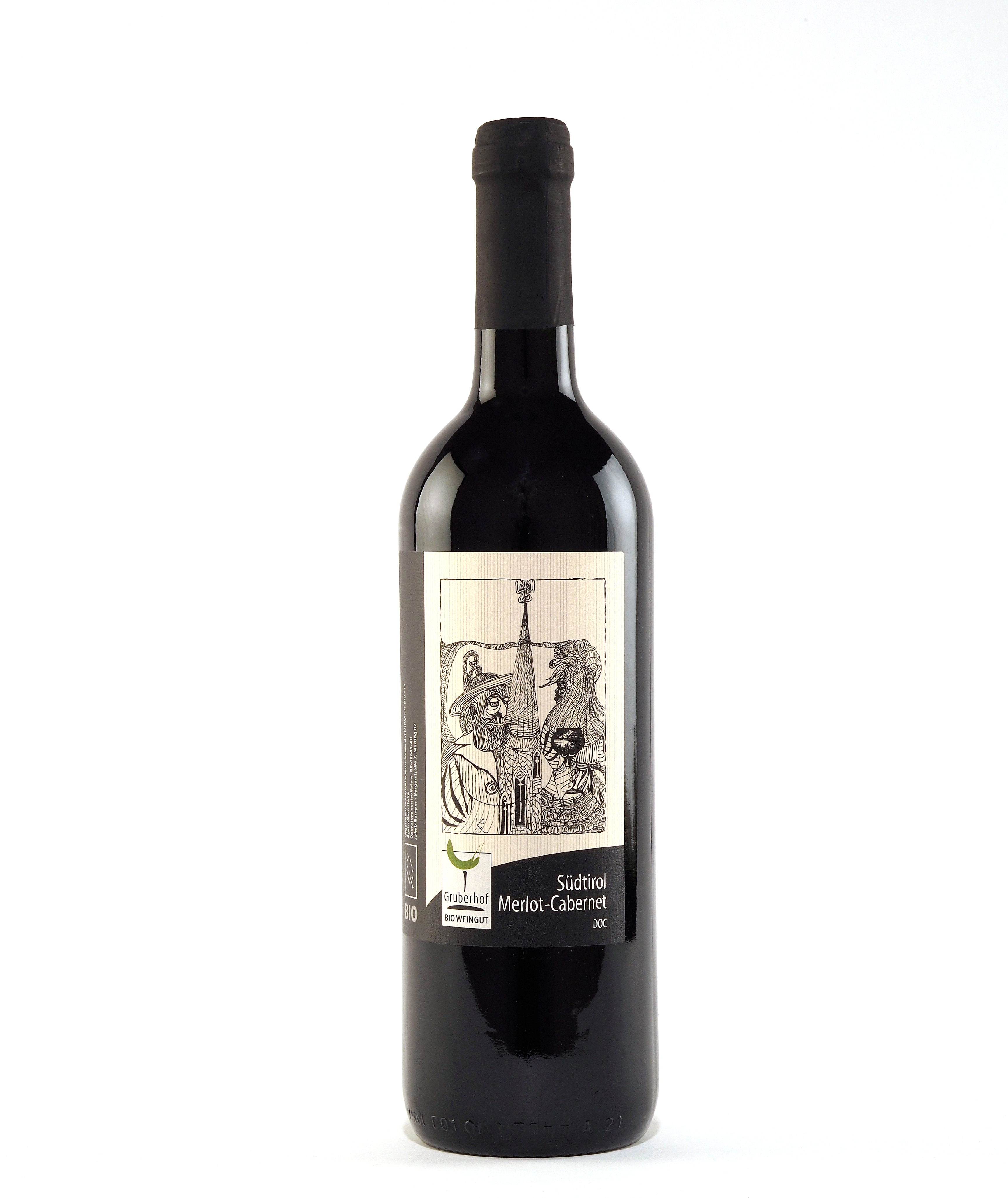 Vino rosso Bio Merlot Cabernet  DOC 0,75 l