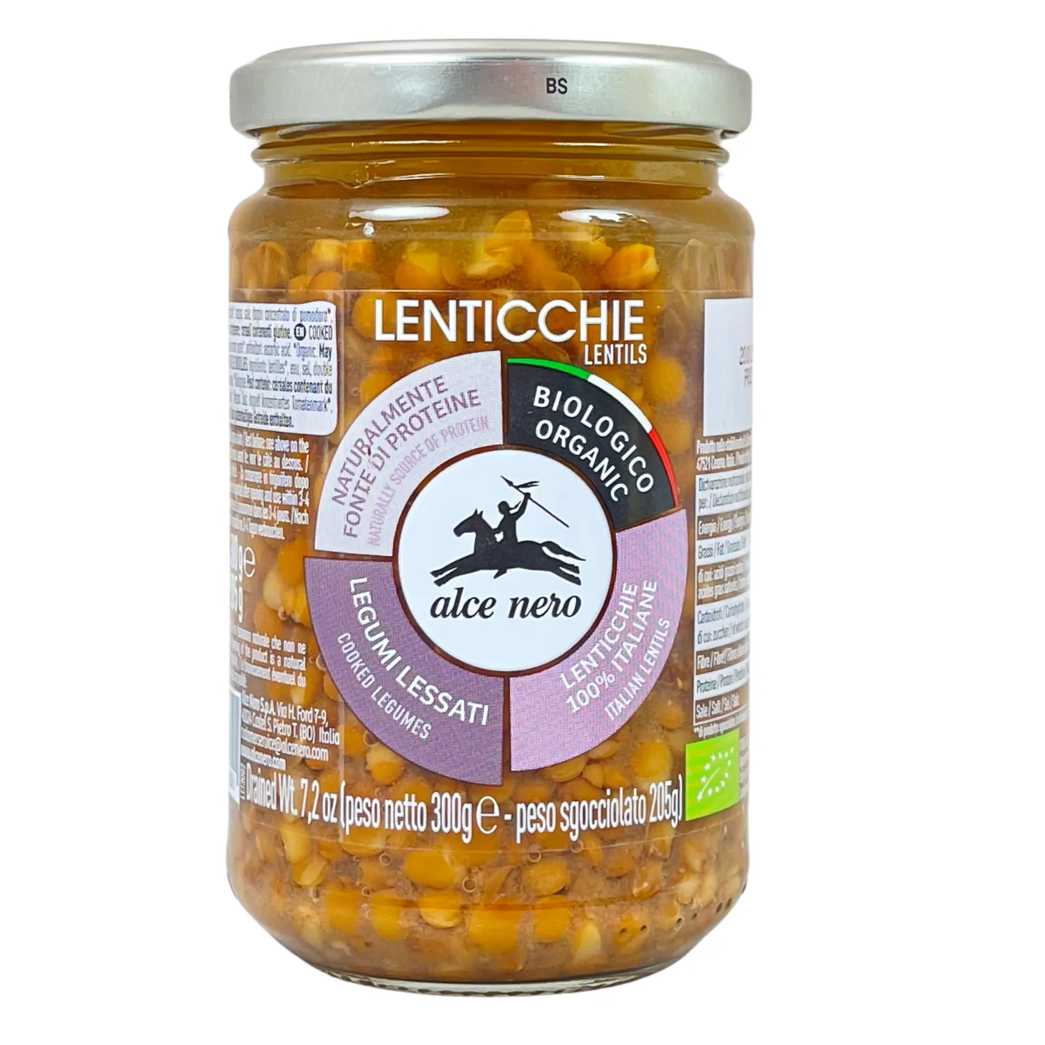 Gekochte Linsen Bio - Alce Nero 300 g