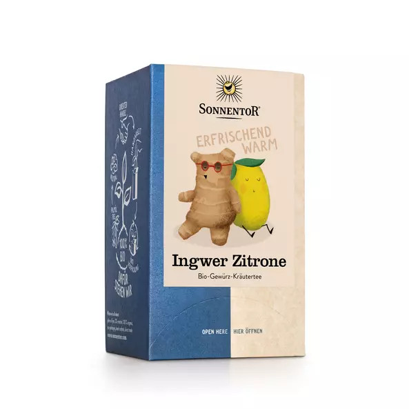 Ingwer - Zitronen - Tee (18 Teebeutel)