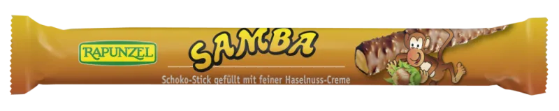 Barretta di cioccolato con nocciola 'Samba' Bio 22 g