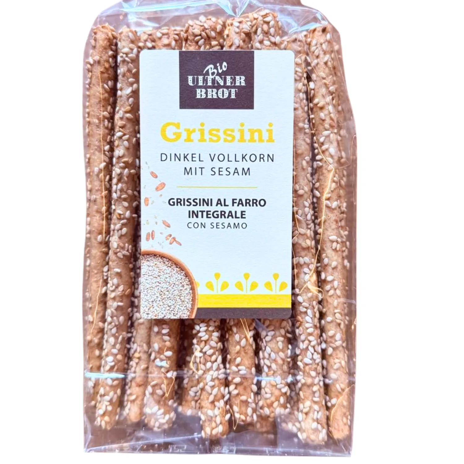 Grissini integrali di farro con sesamo Bio ca. 200 g