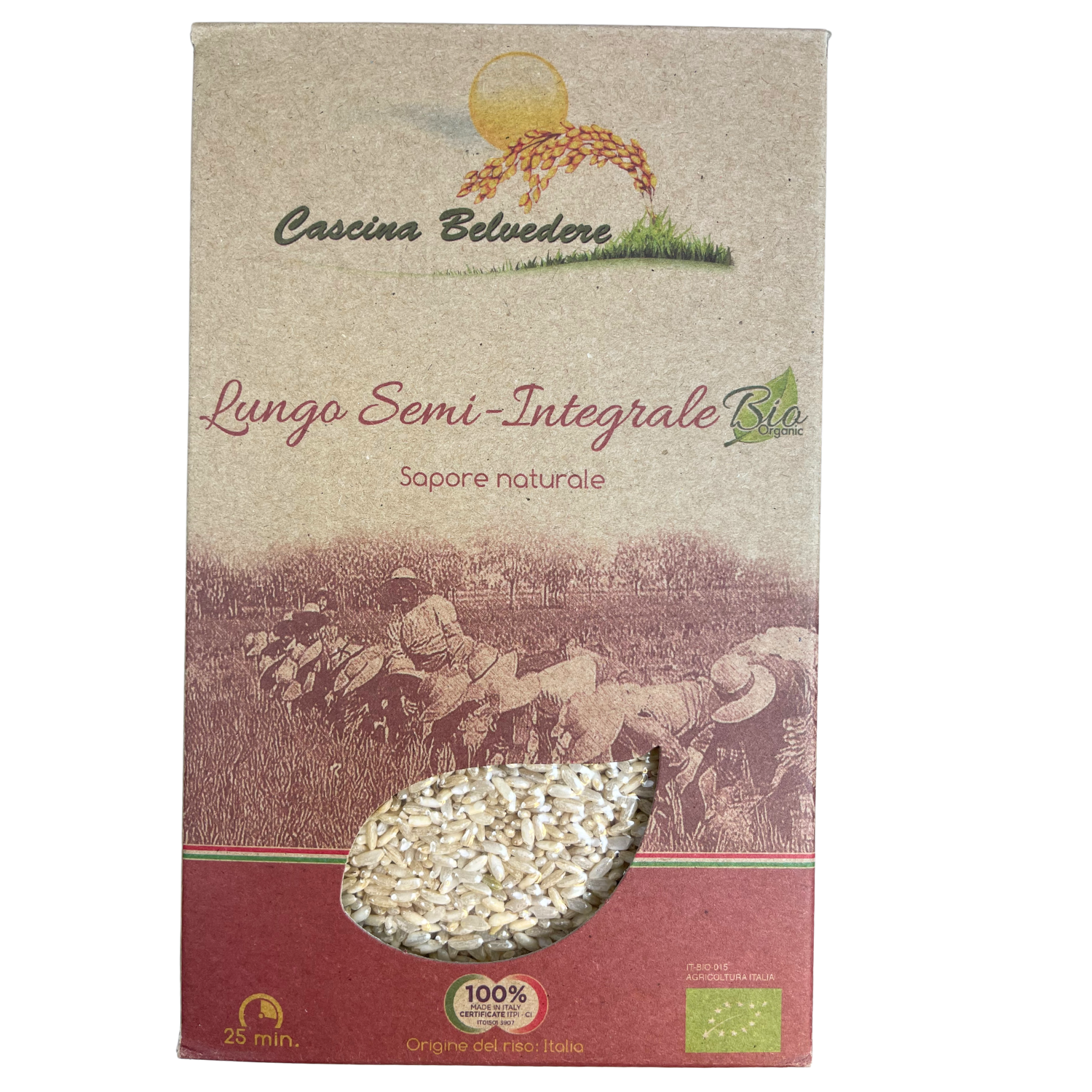 Riso Lungo Semi-Integrale 1kg