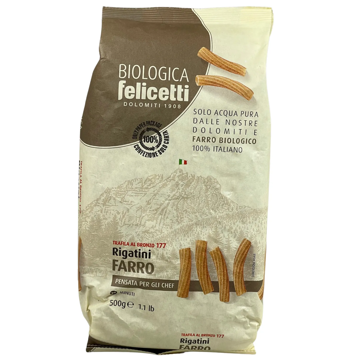 Rigatini farro Bio 500 g Felicetti