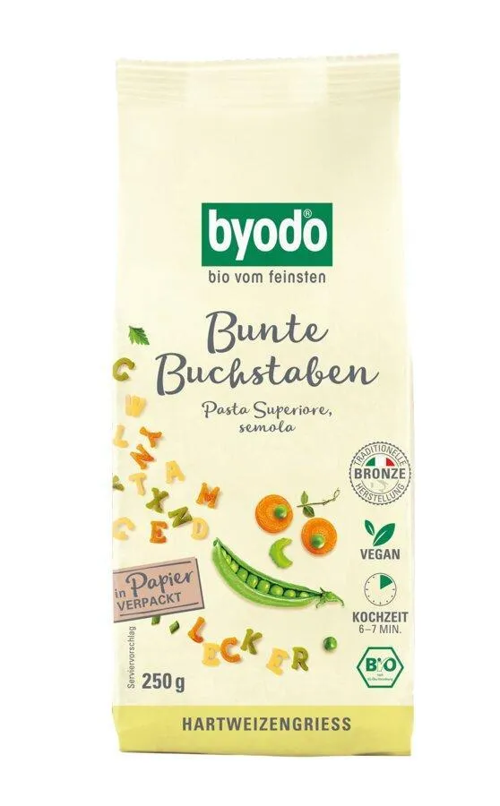 Bunte Buchstabennudeln Bio 250 g