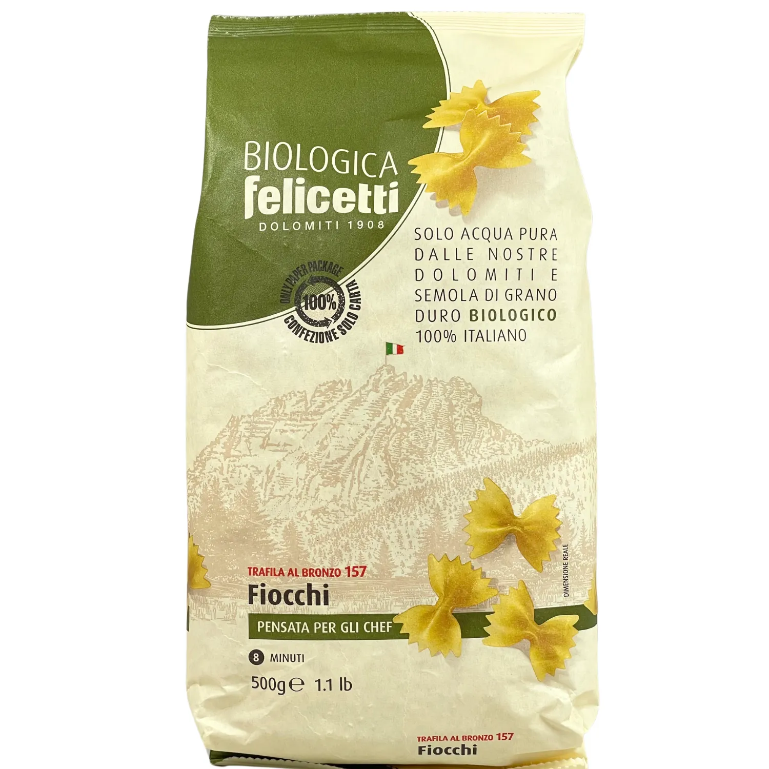 Schmetterlingsnudeln Bio 500 g Felicetti