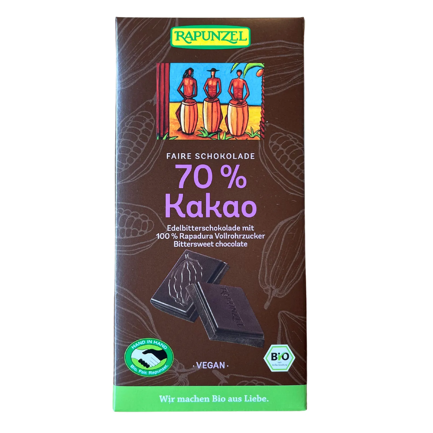 Cioccolato fondente 70% Bio 80 g
