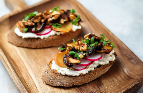 bruschetta shiitake