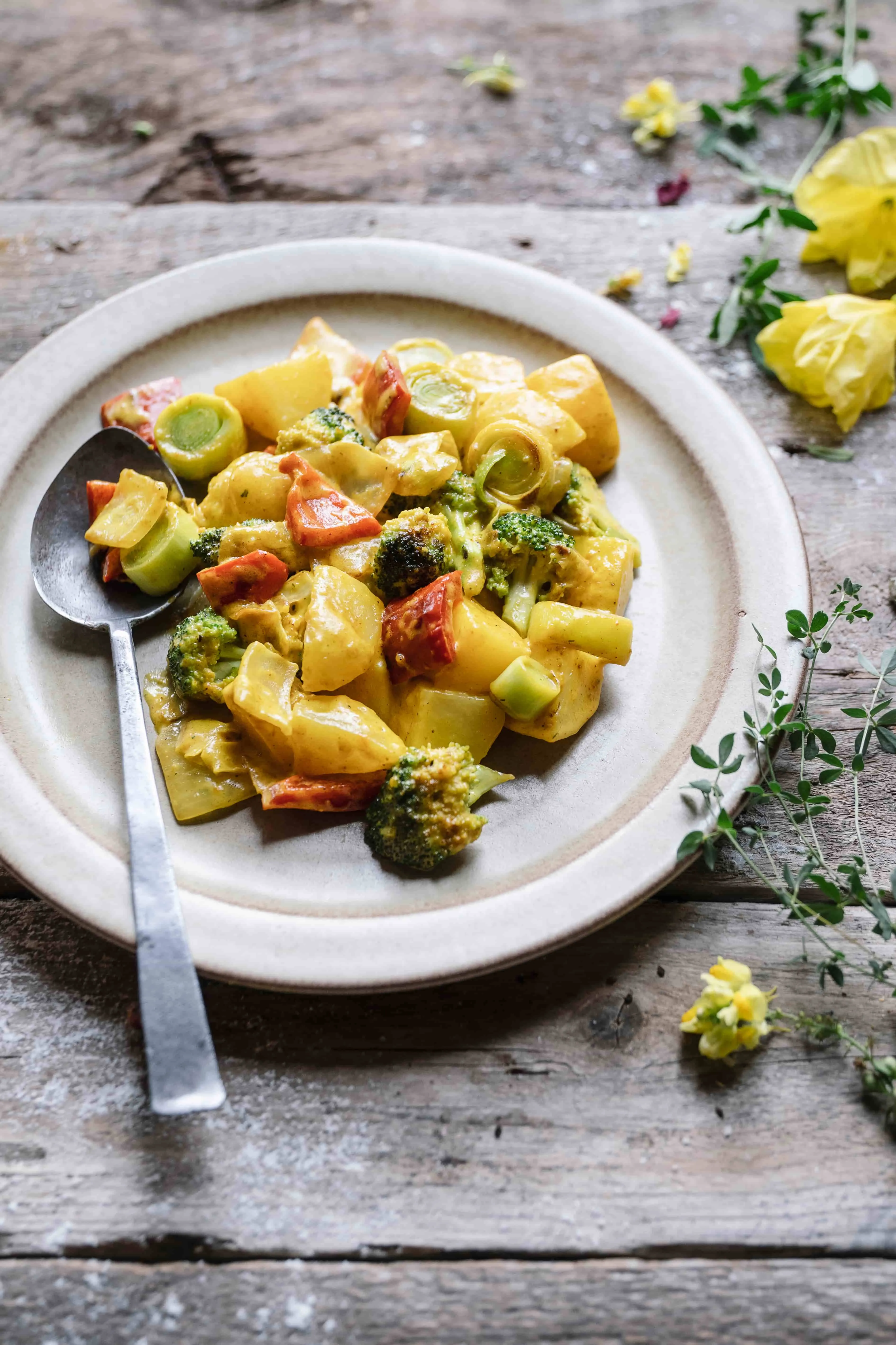 Padellata di patate e verdure