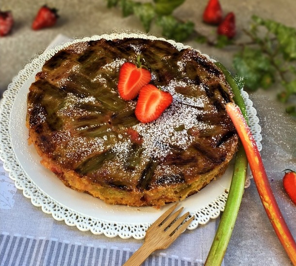torta rabarbaro e fragole2