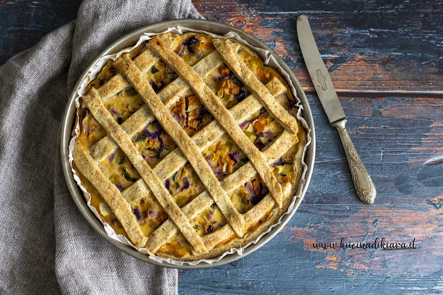 Torta salata rustica autunnale