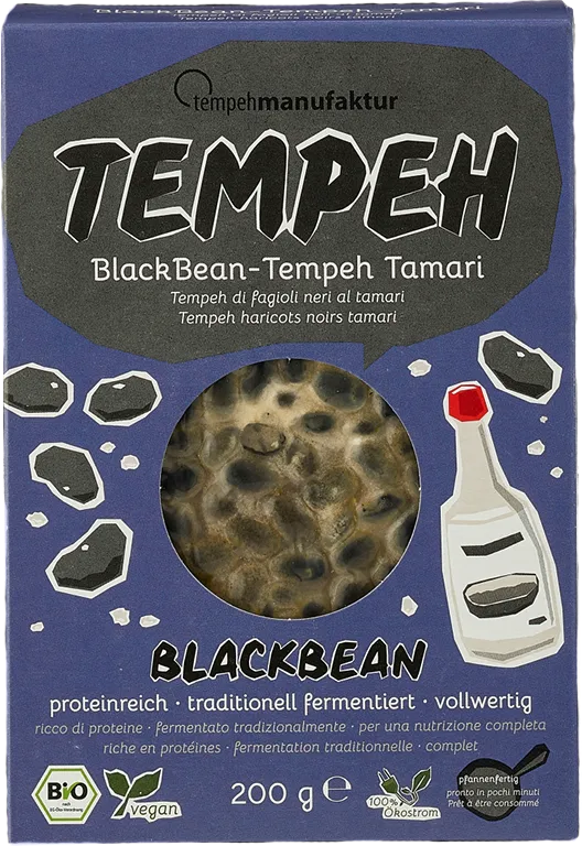 Tempeh di fagioli neri al tamari Bio 200 g