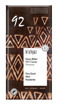 Cioccolato fondente 92% cacao 80g