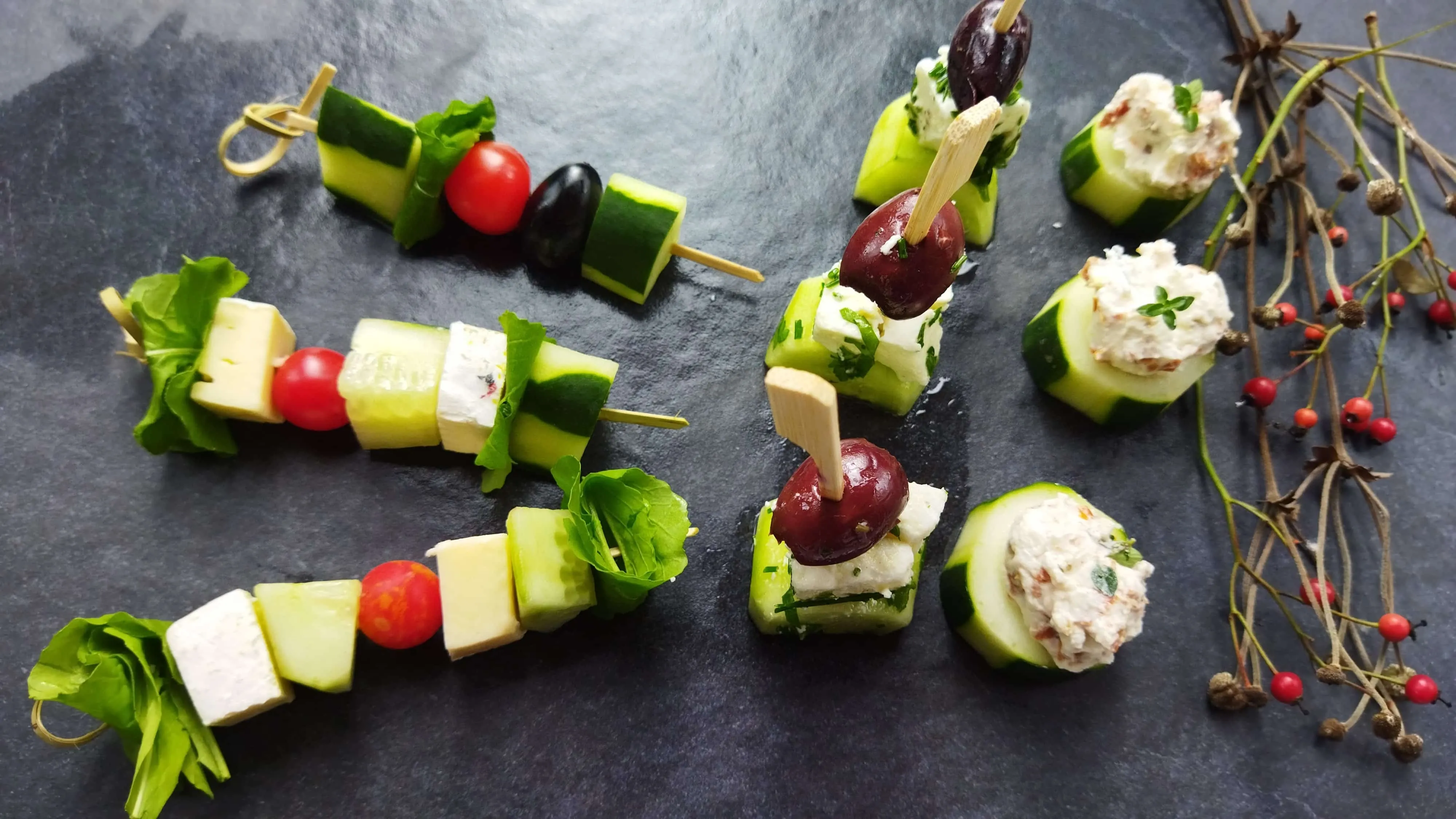 Finger food di cetrioli