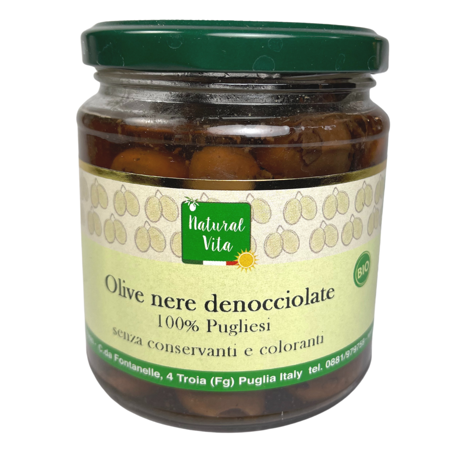 Schwarze Oliven entkernt 300 g