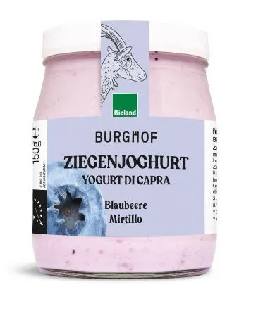 Yogurt di capra mirtillo Bio 150 g