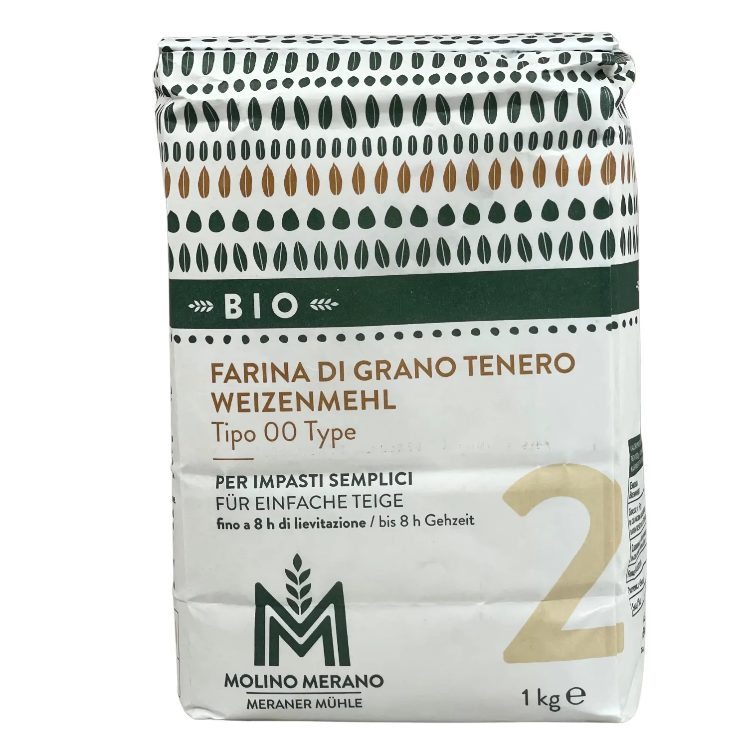 Farina di grano tenero Nr. 2 Tipo 00 Bio 1 kg