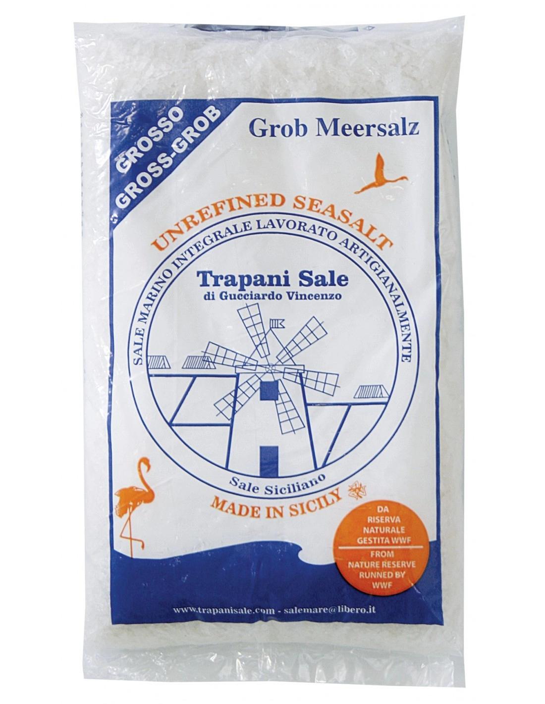 Sale grosso marino dalla Sicilia 1 kg