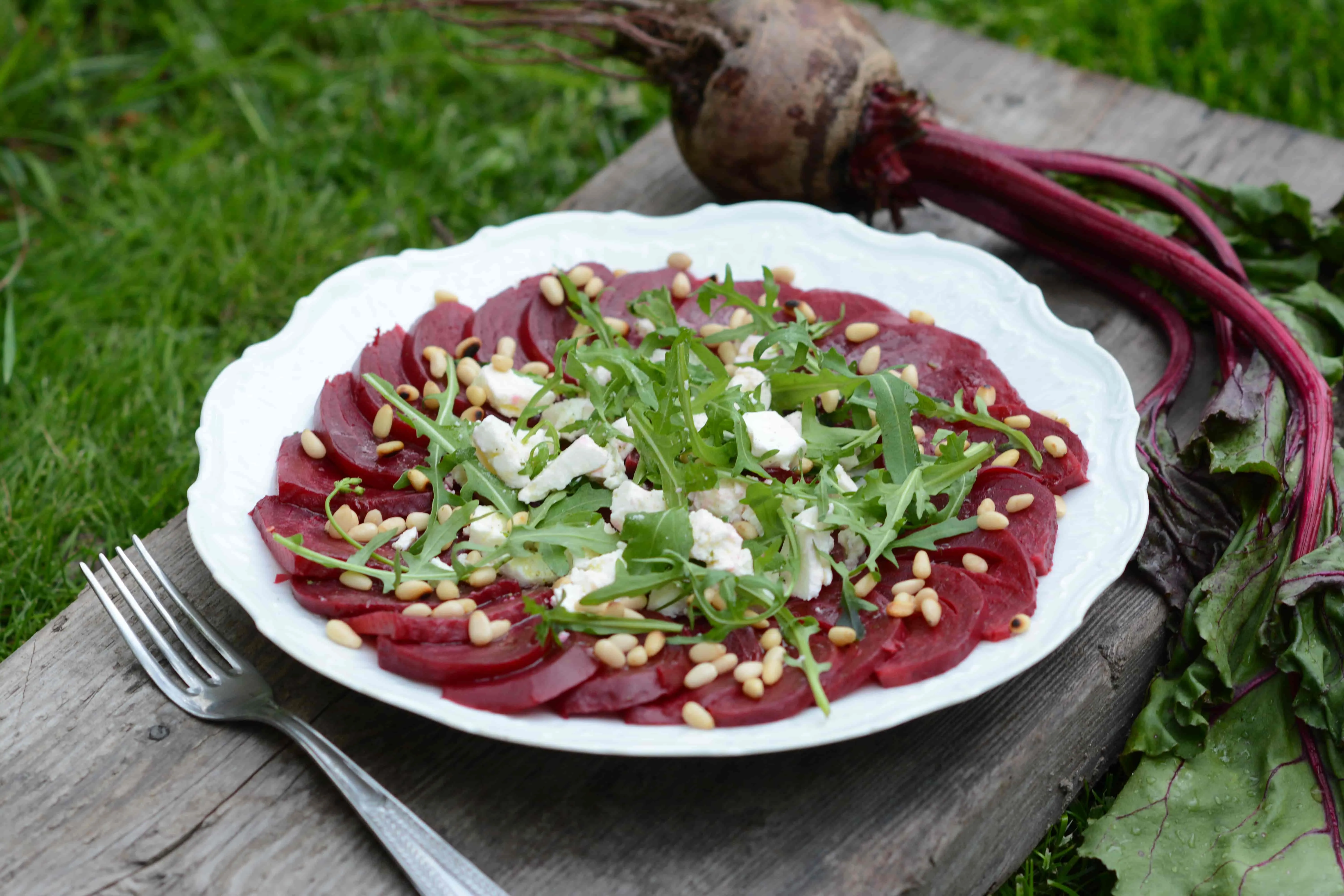 Rohnencarpaccio mediterran