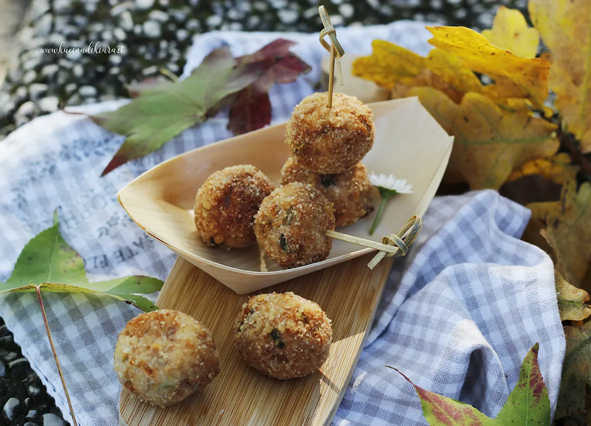 Polpettine tonno, ricotta e verdure