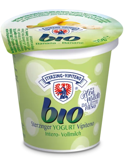 Yogurt banana Bio 125 g