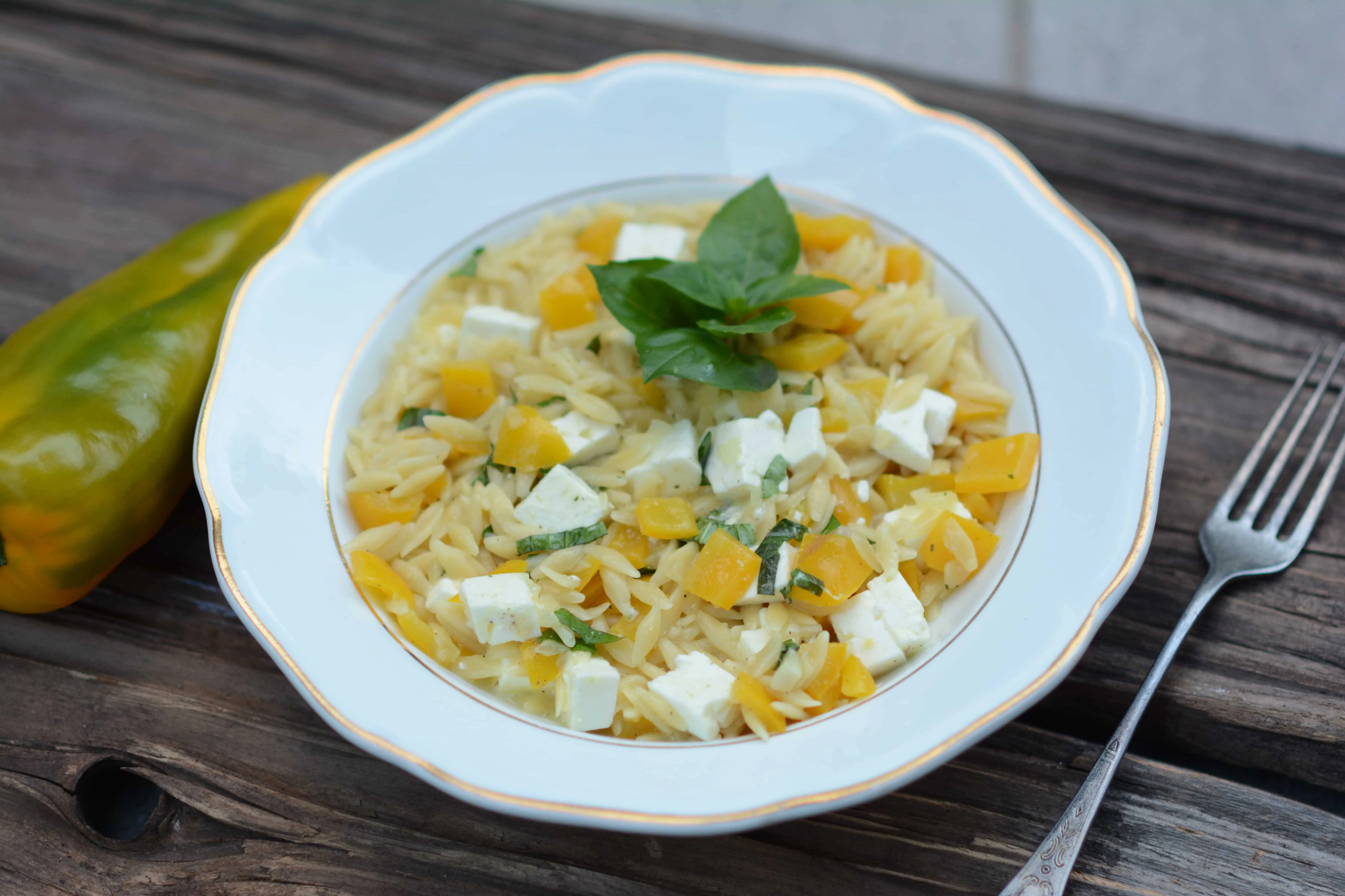 Padella di pasta ai peperoni
