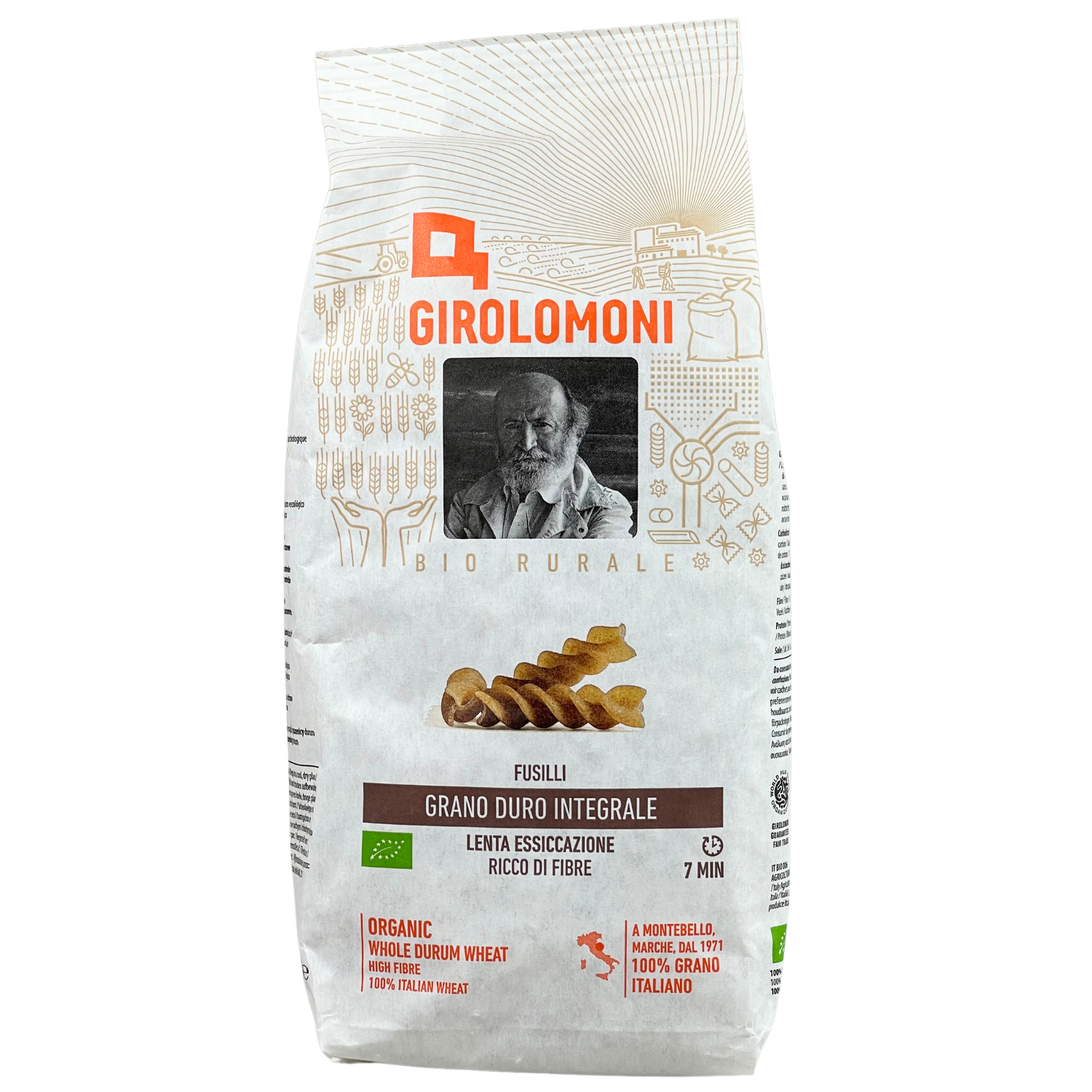 Vollkorn Fusilli aus Hartweizengrieß 500 g