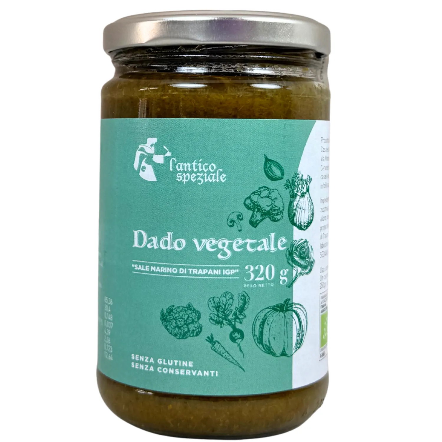 Dado vegetale grande Bio 320 g