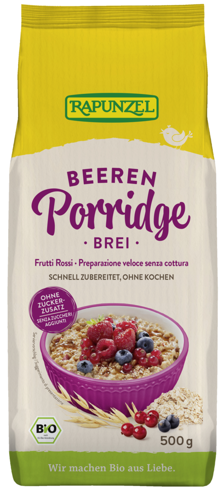 Porridge alla frutta Bio 500 g
