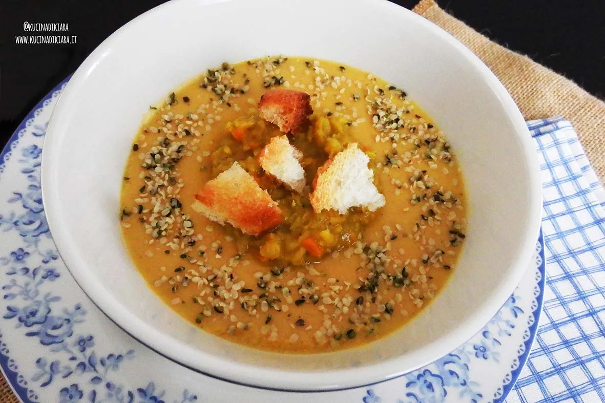 Dahl Indiano, zuppa di lenticchie rosse