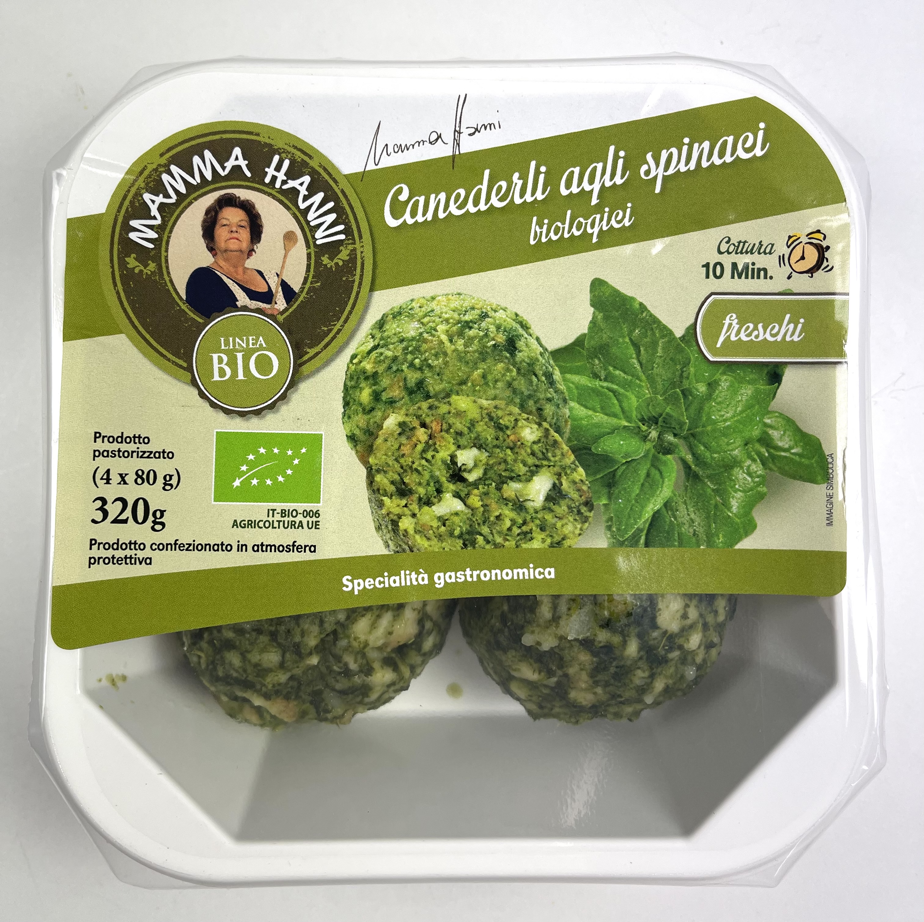 Canederli di spinaci 4 pezzi