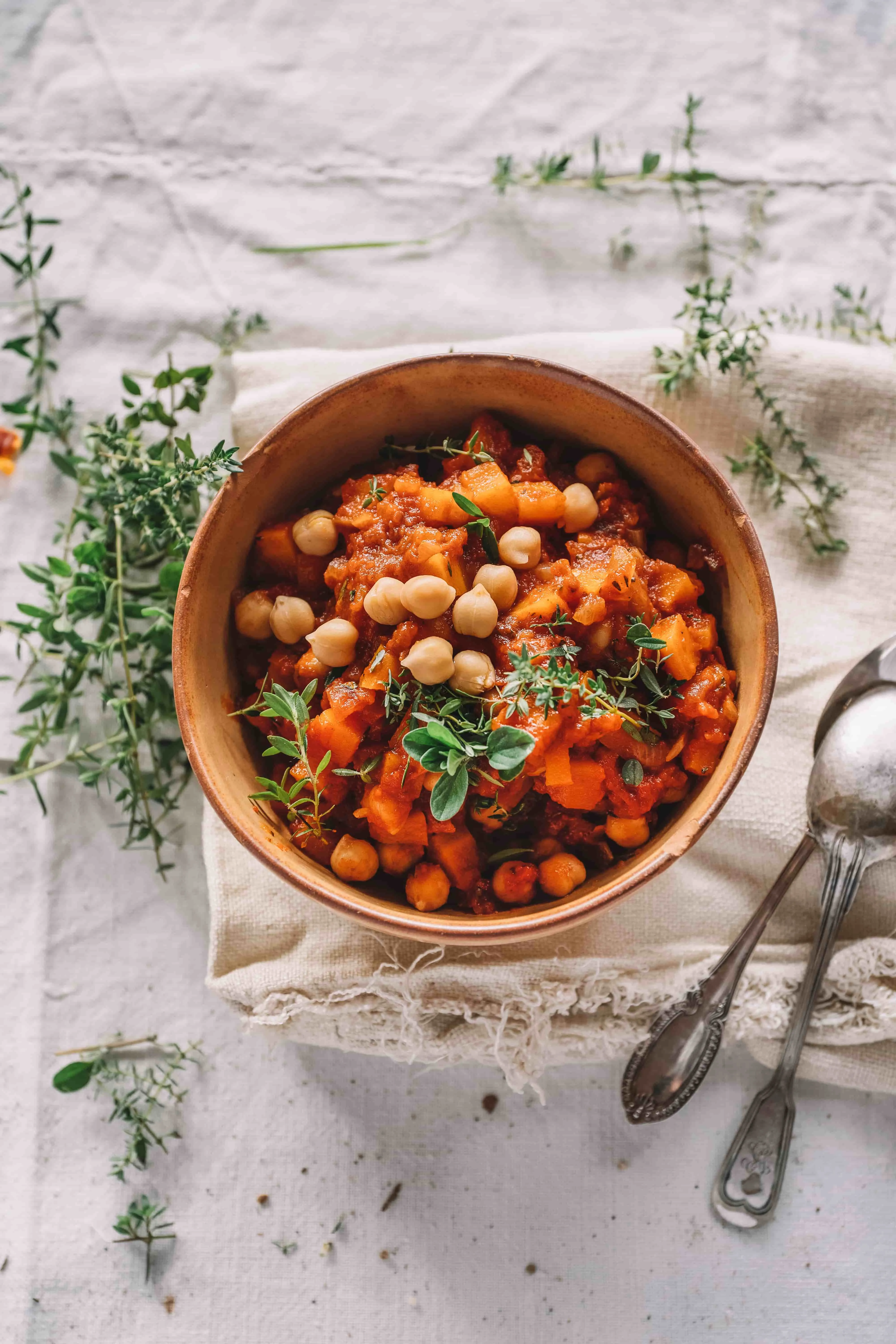 Verdure con ceci e carote