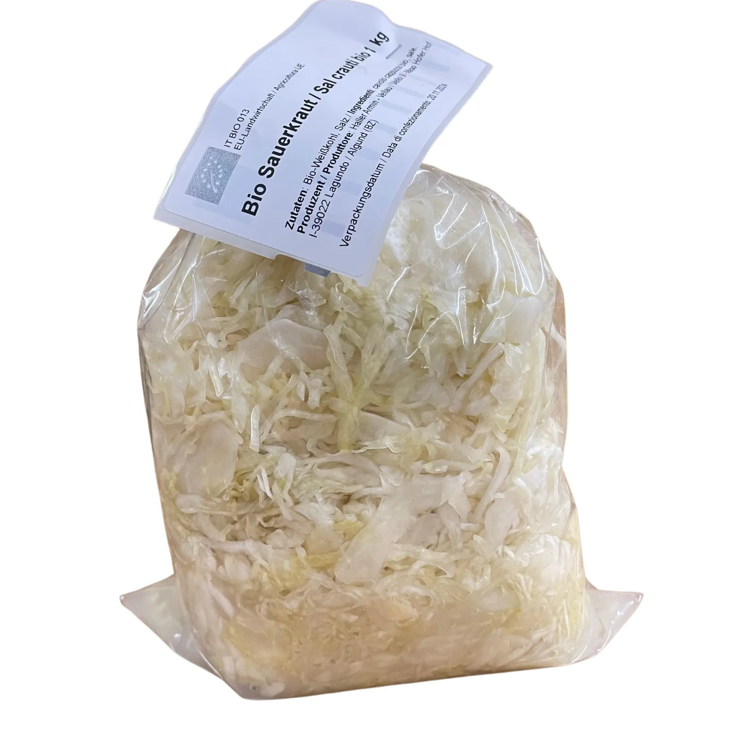 Sal crauti freschi Bio dall'Alto Adige 1 kg