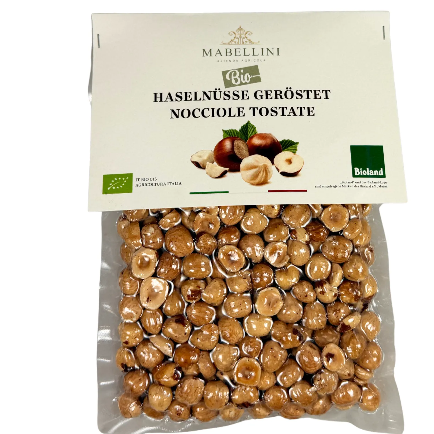 Haselnüsse geschält & geröstet Bio 200 g