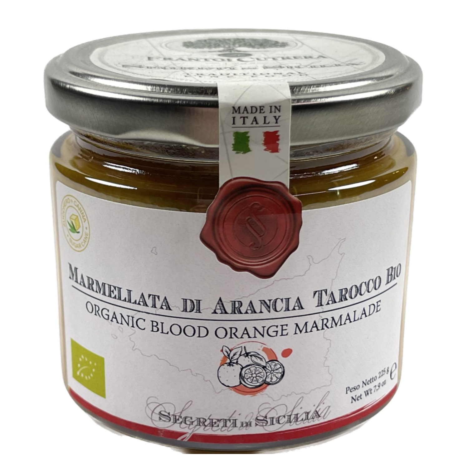 Marmellata di arancia tarocco 225 g
