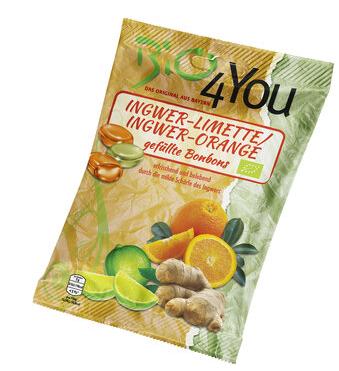 Caramelle zenzero-lime & zenzero-arancia 75g