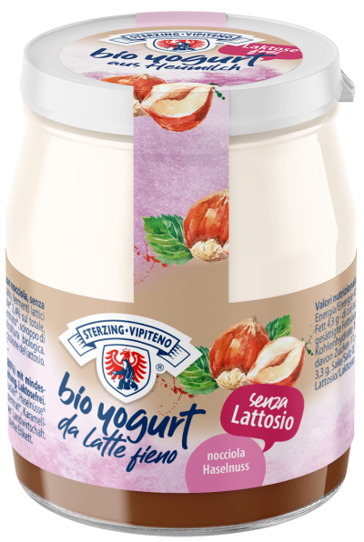 Yogurt nocciola senza lattosio (in vetro) 150 g