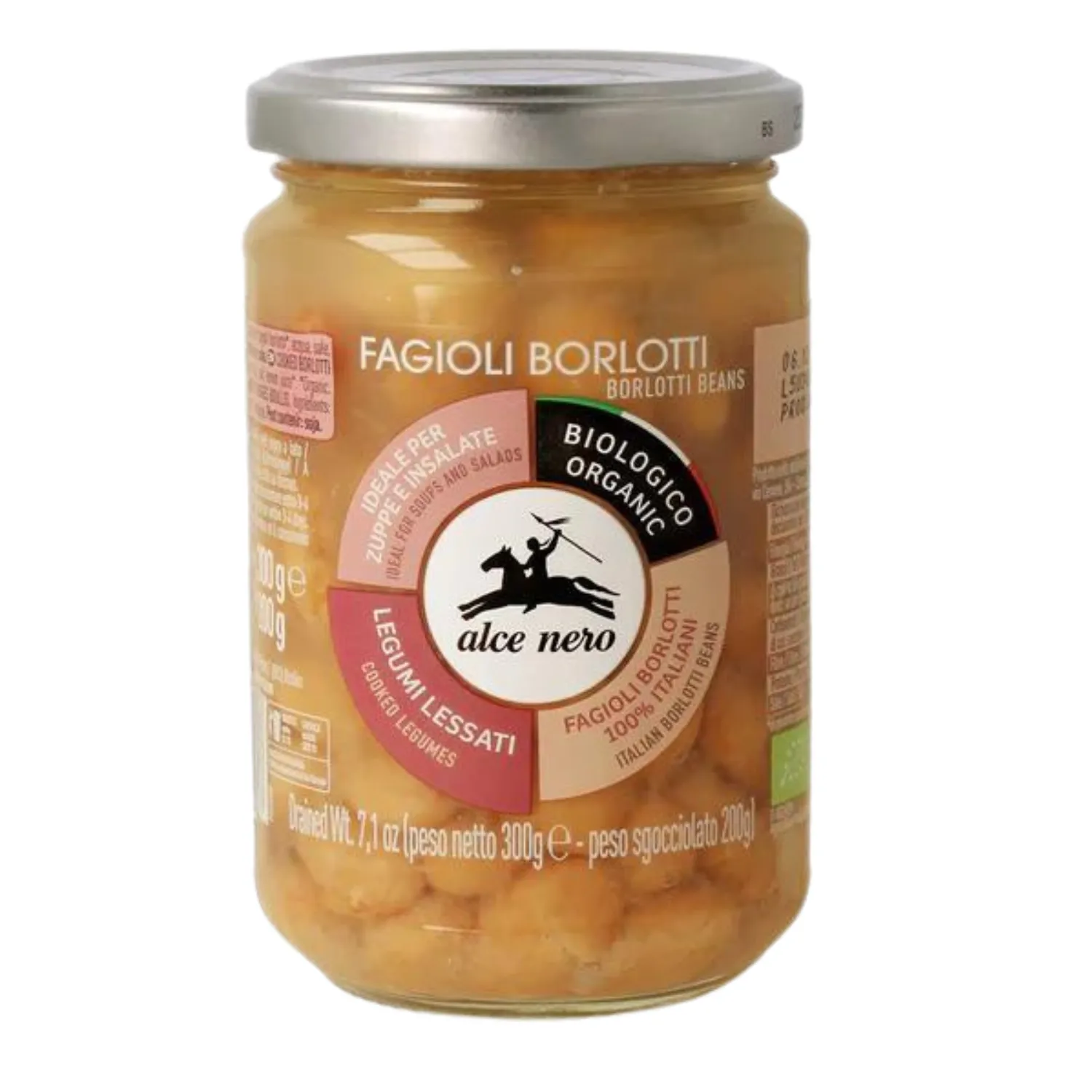 Fagioli borlotti lessati Bio 300 g