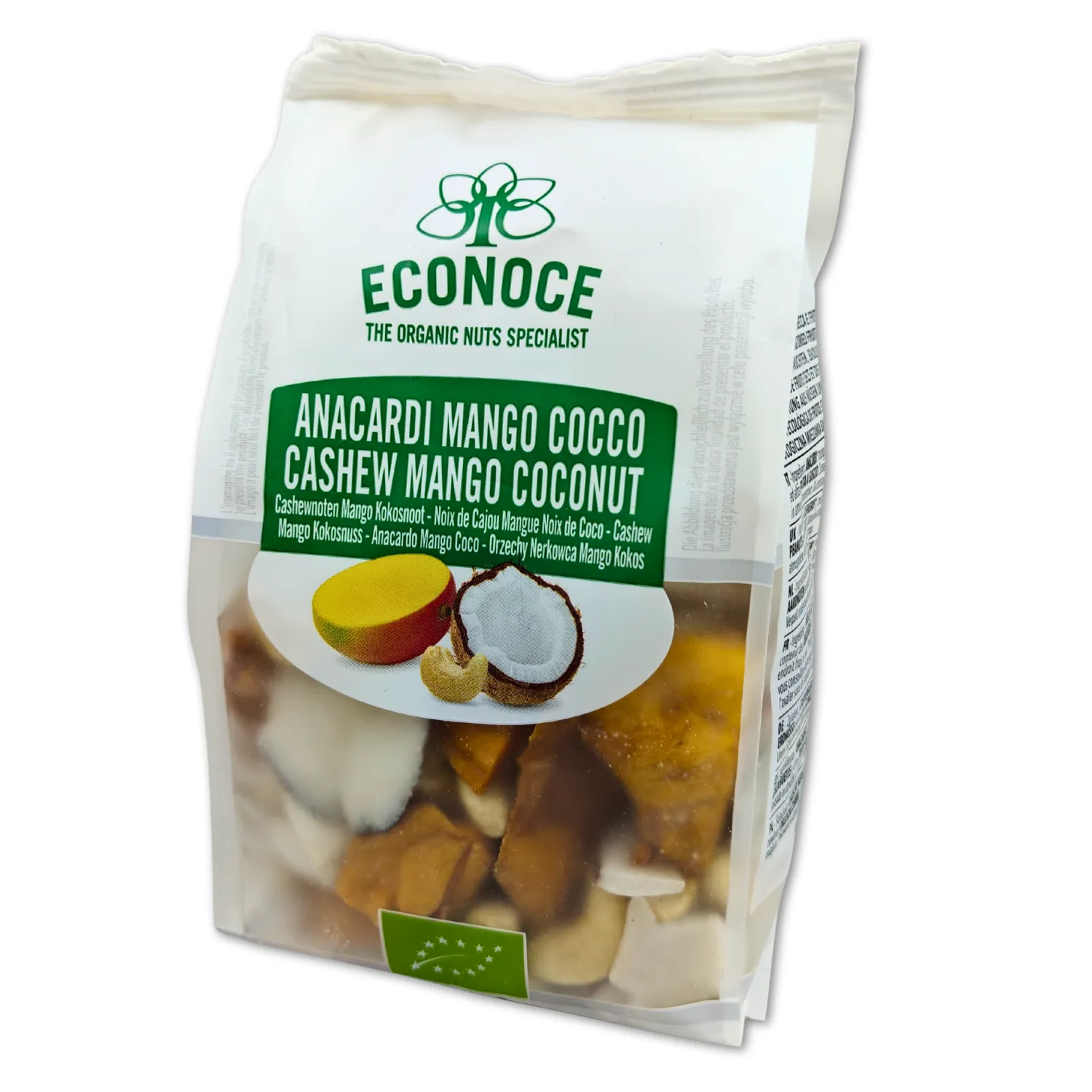 Mischung aus Cashewnüsse, Mango & Kokos Bio 200 g