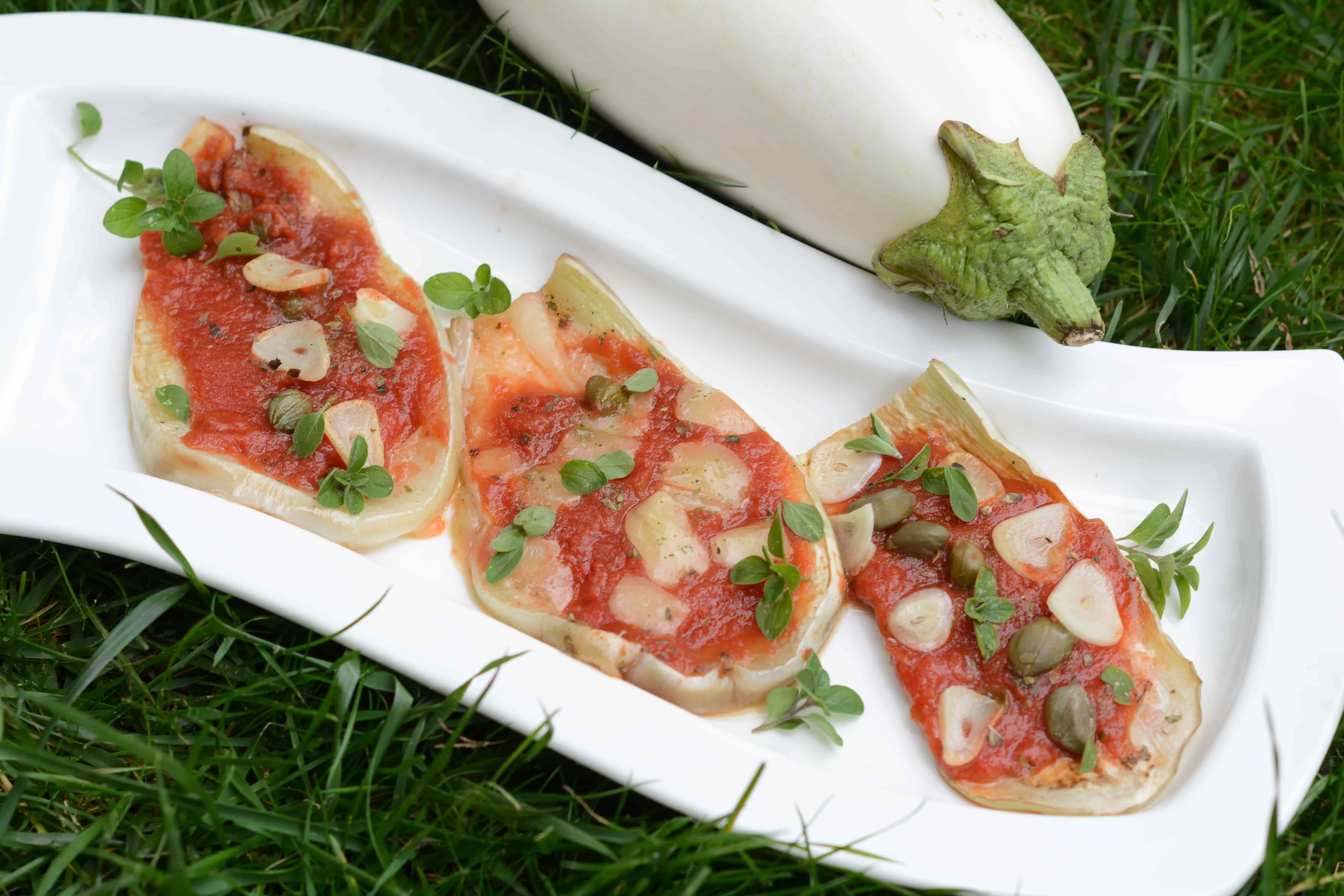 Melanzane bianche gratinate