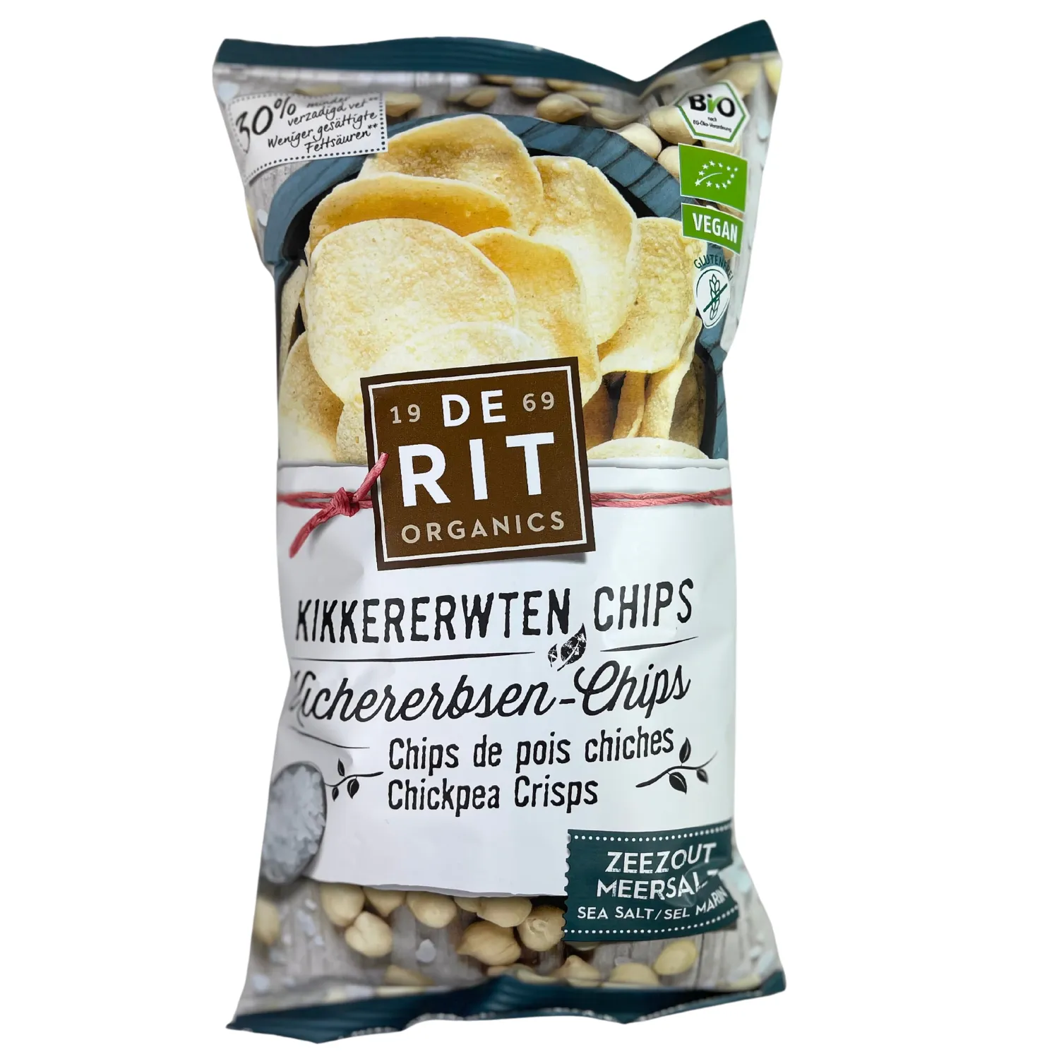 Chips di ceci al sale marino Bio 75 g