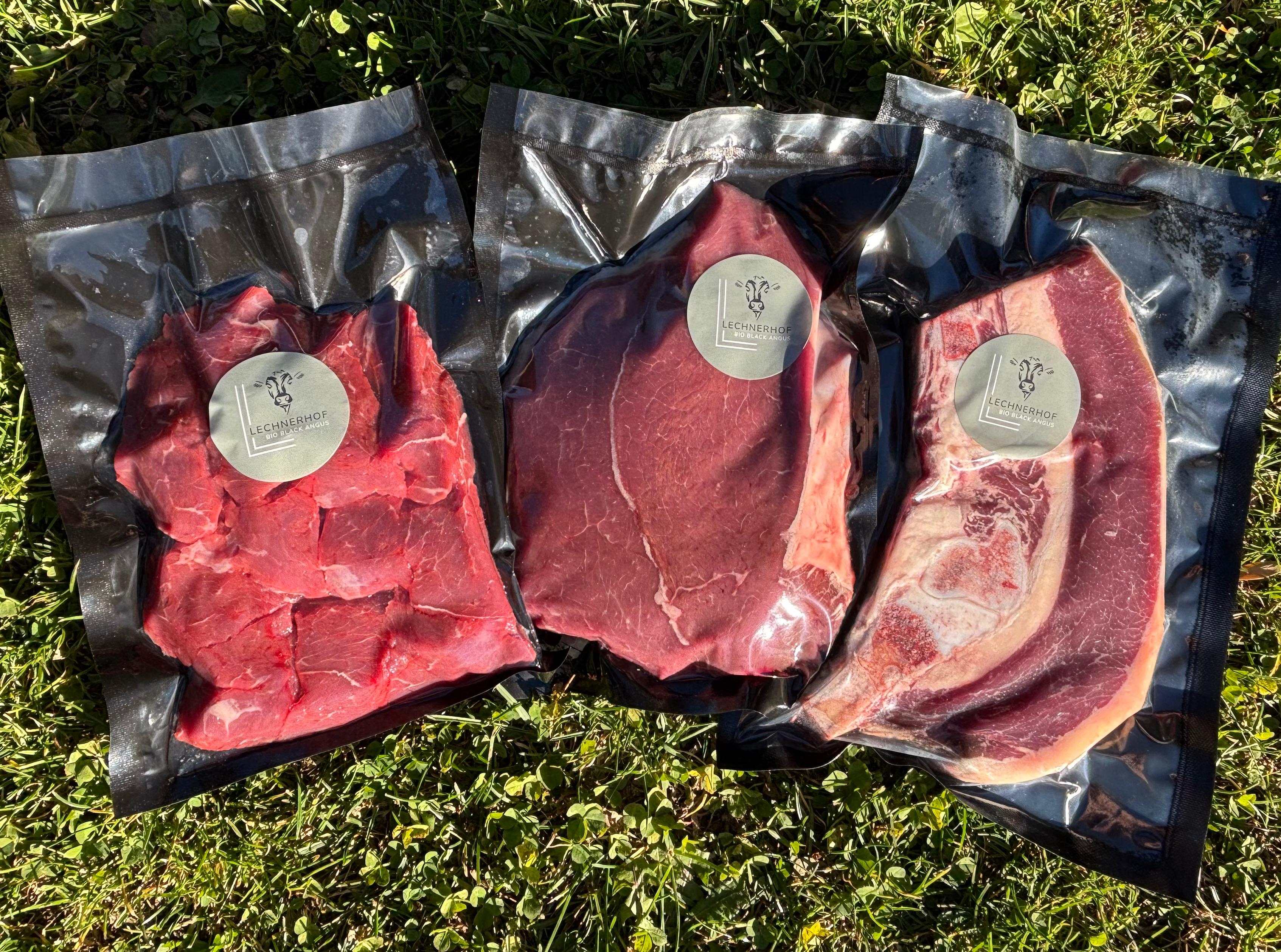 Carne bio di Black Angus dell'Alto Adige – pacco di ca1,5 kg