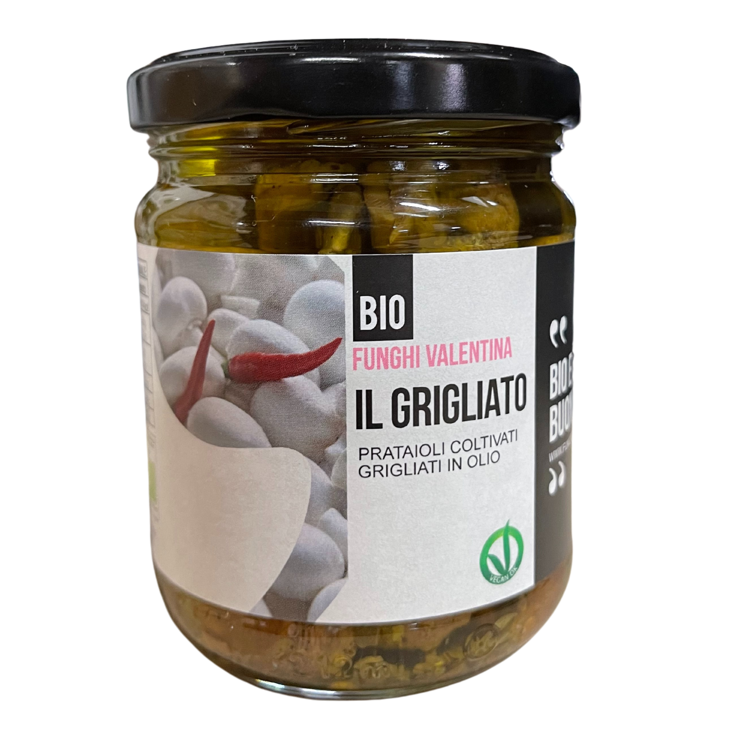 Gegrille Champignonpilze in Öl (glutenfrei) 180 g