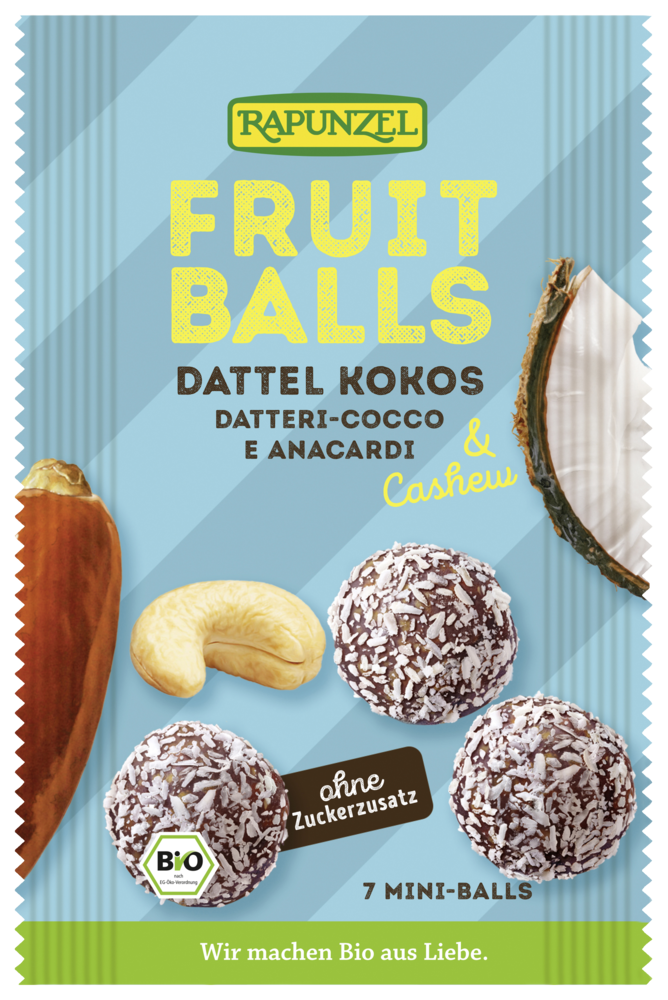 Fruit Balls Datteri-Cocco & Anacardi (7 pezzi | 49 g)