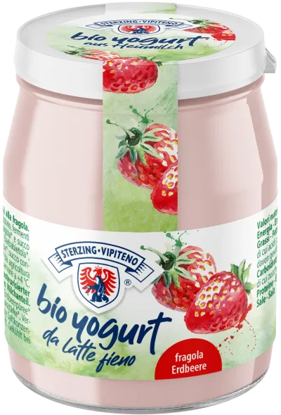 Yogurt fragola (in vetro) Bio 150 g