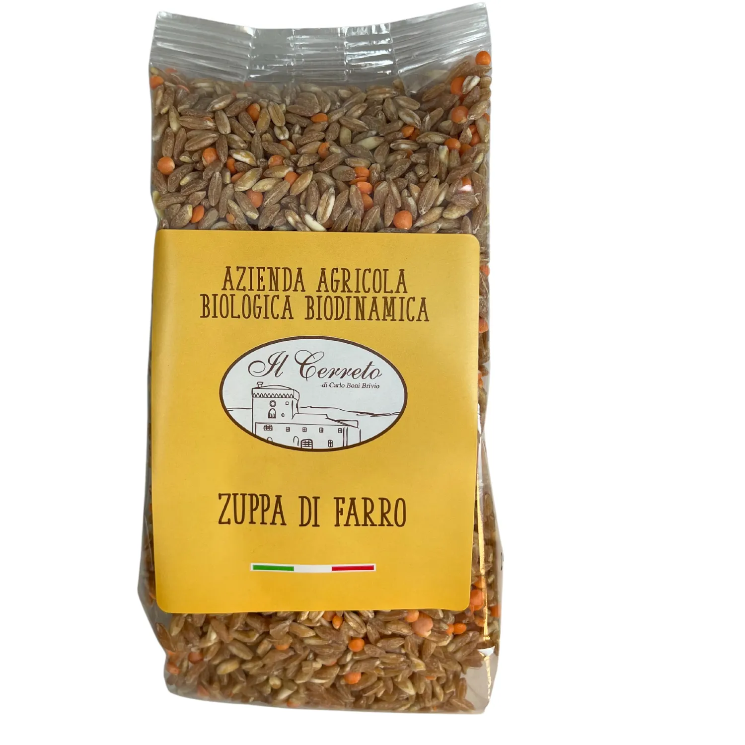 Farro in zuppa con lenticchie rosse Bio 400 g