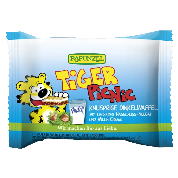 Dinkelwaffel mit Haselnuss Nougat Füllung Bio 23 g