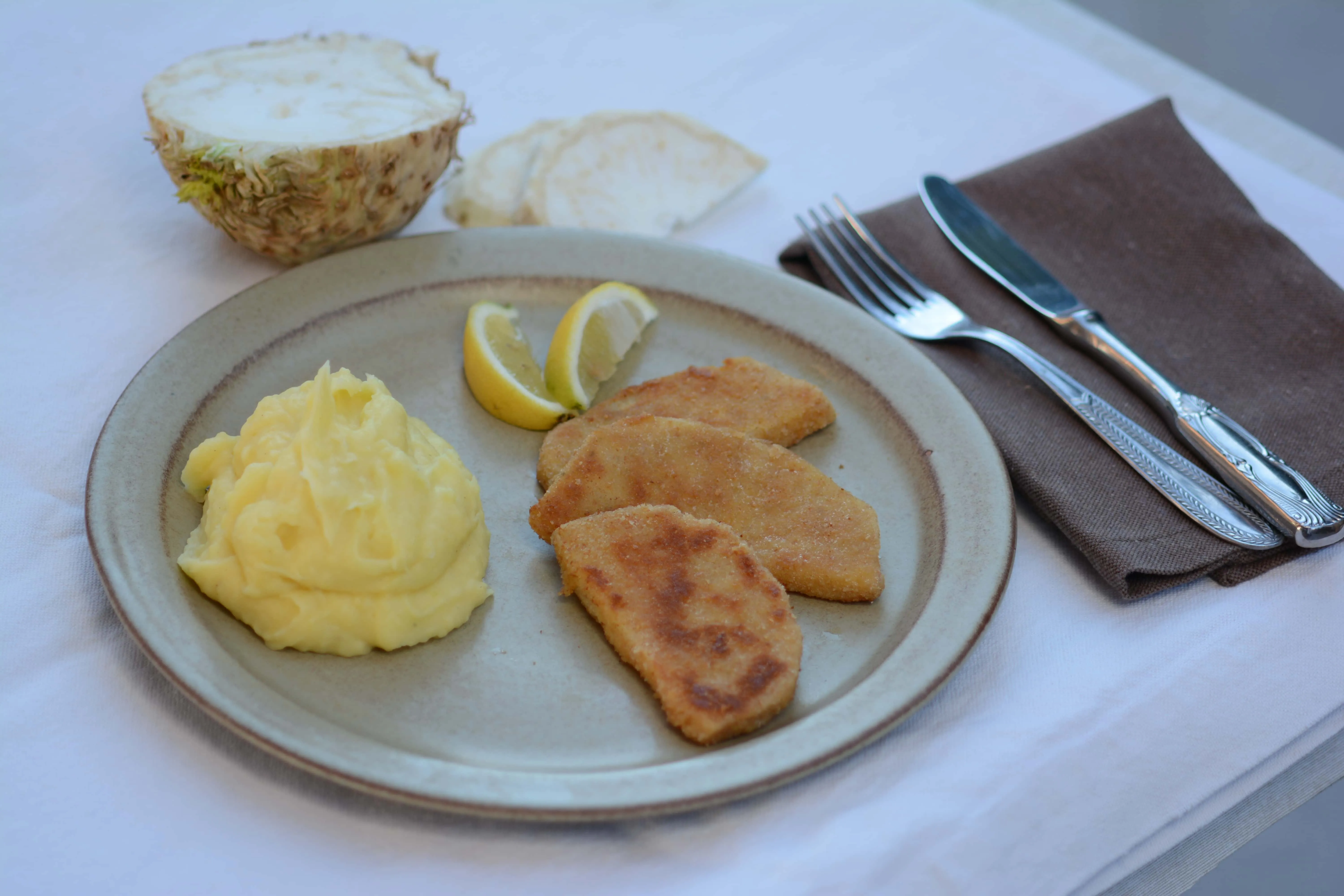 Cotoletta di sedano rapa