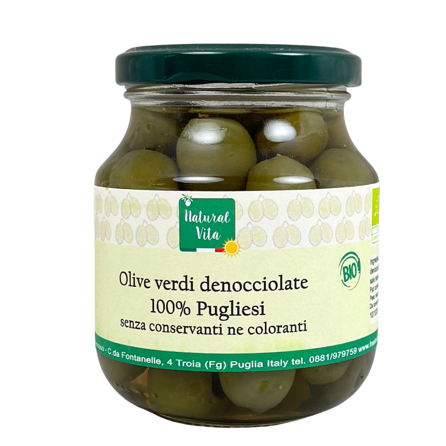 Olive verdi denocciolate 140 g