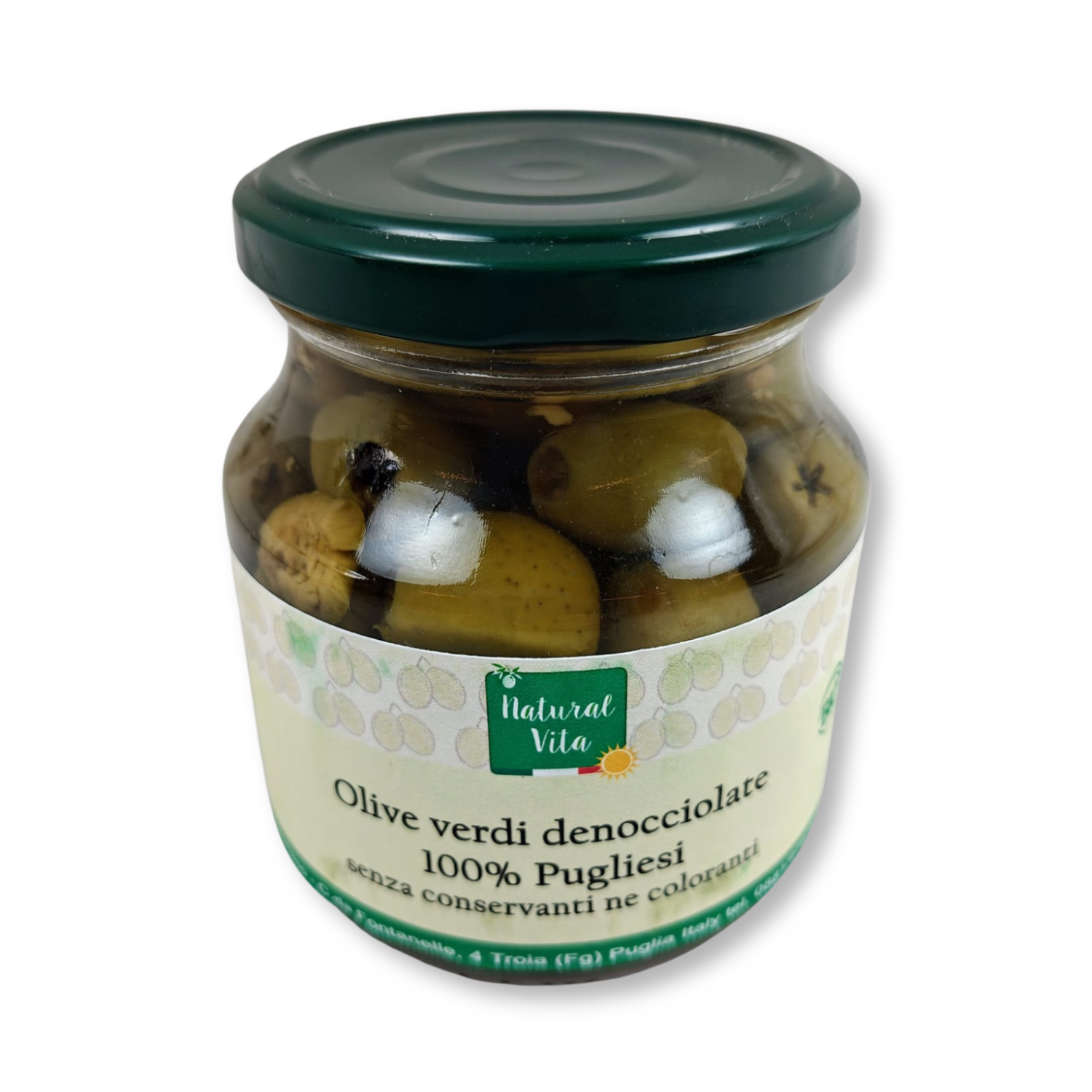Olive verdi denocciolate 140 g
